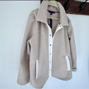 TOMMY HILFIGER
Faux Shearling Shacket